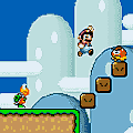 Click here to play the Flash games "Super Mario Brothers: Monoliths Ultimate Mario World" and "Super Mario Brothers: Monoliths Ultimate Mario World II"