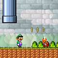 Click here to play the Flash game "Super Mario Brothers: Luigi's Revenge"