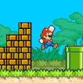 Click here to play the Flash game "Super Mario Brothers: Mario's Time Attack Remix"
