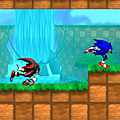 Click here to play the Flash game "Sonic the Hedgehog: Sonic Rivals Dash" (includes 2-player option)