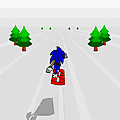 Click here to play the Flash game "Sonic the Hedgehog: Sonic 3D Snowboarding"