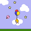 Click here to play the Flash game "Kirby's Star Scramble"