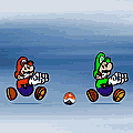 Click here to play the Flash game "Super Mario Brothers: Mario vs. Luigi"