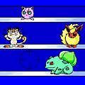 Click here to play the Flash game "Pokemon Shooting Gallery"