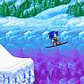 Click here to play the Flash game "Sonic the Hedgehog: Sonic Snowboarding 2 Demo" (3 different versions)