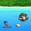 Click here to play the Flash game "Sonic the Hedgehog: Sonic Surf"